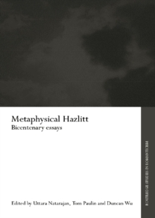 Metaphysical Hazlitt : Bicentenary Essays