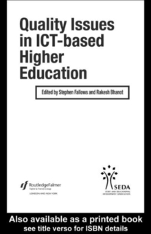 Quality Issues in ICT-based Higher Education