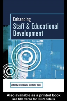 Enhancing Staff and Educational Development