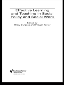 Effective Learning and Teaching in Social Policy and Social Work