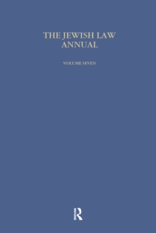 Jewish Law Annual (Vol 7)