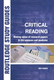 Critical Reading : Making Sense of Research Papers in Life Sciences and Medicine