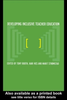 Developing Inclusive Teacher Education