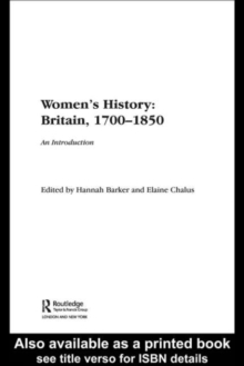 Women's History, Britain 1700-1850 : An Introduction