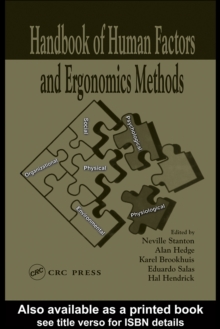 Handbook of Human Factors and Ergonomics Methods