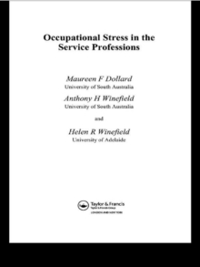 Occupational Stress in the Service Professions