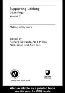 Supporting Lifelong Learning : Volume III: Making Policy Work