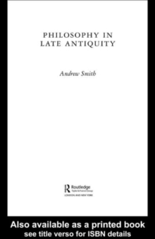 Philosophy in Late Antiquity