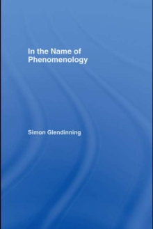 In the Name of Phenomenology