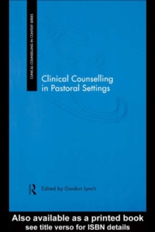 Clinical Counselling in Pastoral Settings