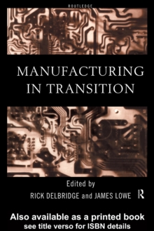 Manufacturing in Transition