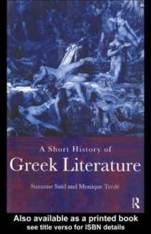 A Short History of Greek Literature