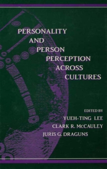 Personality and Person Perception Across Cultures