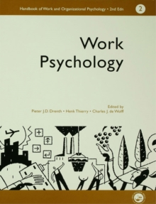 A Handbook of Work and Organizational Psychology : Volume 2: Work Psychology