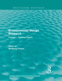 Environmental Design Research : Volume one selected papers