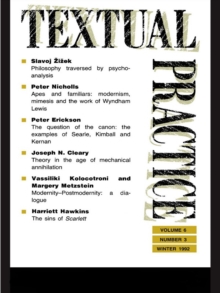 Textual Practice : Volume 6, Issue 3