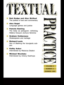 Textual Practice : Volume 6, Issue 2