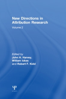 New Directions in Attribution Research : Volume 1