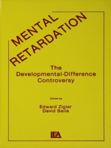 Mental Retardation : The Developmental-difference Controversy