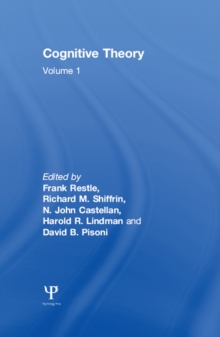 Cognitive Theory : Volume 1: Cognitive Theory