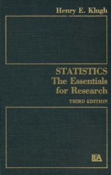 Statistics : The Essentials for Research