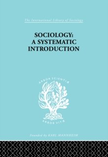 Sociology : A Systematic Introduction