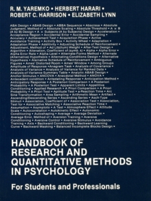 Handbook of Research and Quantitative Methods in Psychology : For Students and Professionals