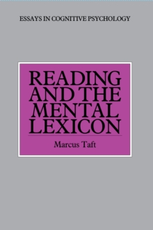 Reading and the Mental Lexicon