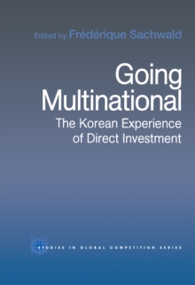 Going Multinational : The Korean Experience of Direct Investment