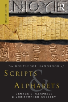 The Routledge Handbook of Scripts and Alphabets