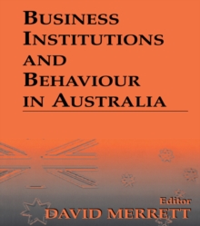 Business Institutions and Behaviour in Australia