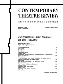 Palestinians and Israelis in the Theatre