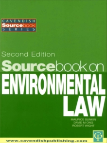 Sourcebook on Environmental Law