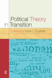 Political Theory In Transition