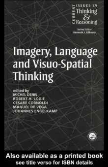 Imagery, Language and Visuo-Spatial Thinking