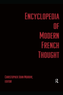 Encyclopedia of Modern French Thought