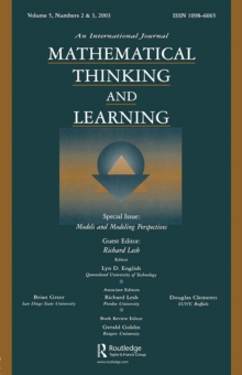 Models and Modeling Perspectives : A Special Double Issue of mathematical Thinking and Learning