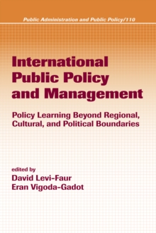 International Public Policy and Management