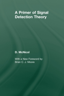 A Primer of Signal Detection Theory