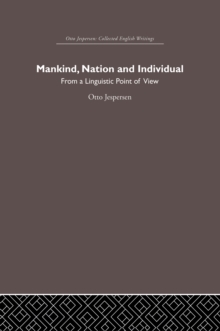 Mankind, Nation and Individual