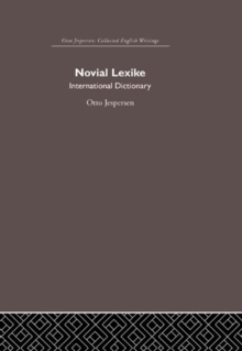 Novial Lexike, PDF eBook Novial Lexike, PDF eBook