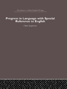 Progress in Language, with special reference to English