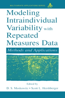 Modeling Intraindividual Variability With Repeated Measures Data : Methods and Applications