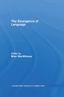 The Emergence of Language