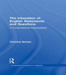 The Intonation of English Statements and Questions : A Compositional Interpretation