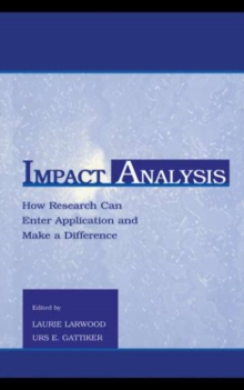 Impact Analysis : How Research Can Enter Application and Make A Difference