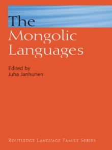 The Mongolic Languages