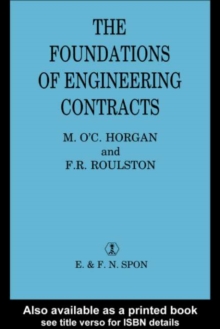 The Foundations of Engineering Contracts