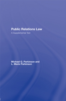 Public Relations Law : A Supplemental Text