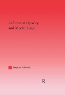 Referential Opacity and Modal Logic